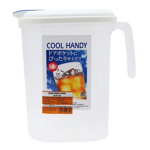 [Hỏa tốc HCM] Bình đựng nước có quai Cool Handy 1.8L hàng nhập từ Nhật Bản