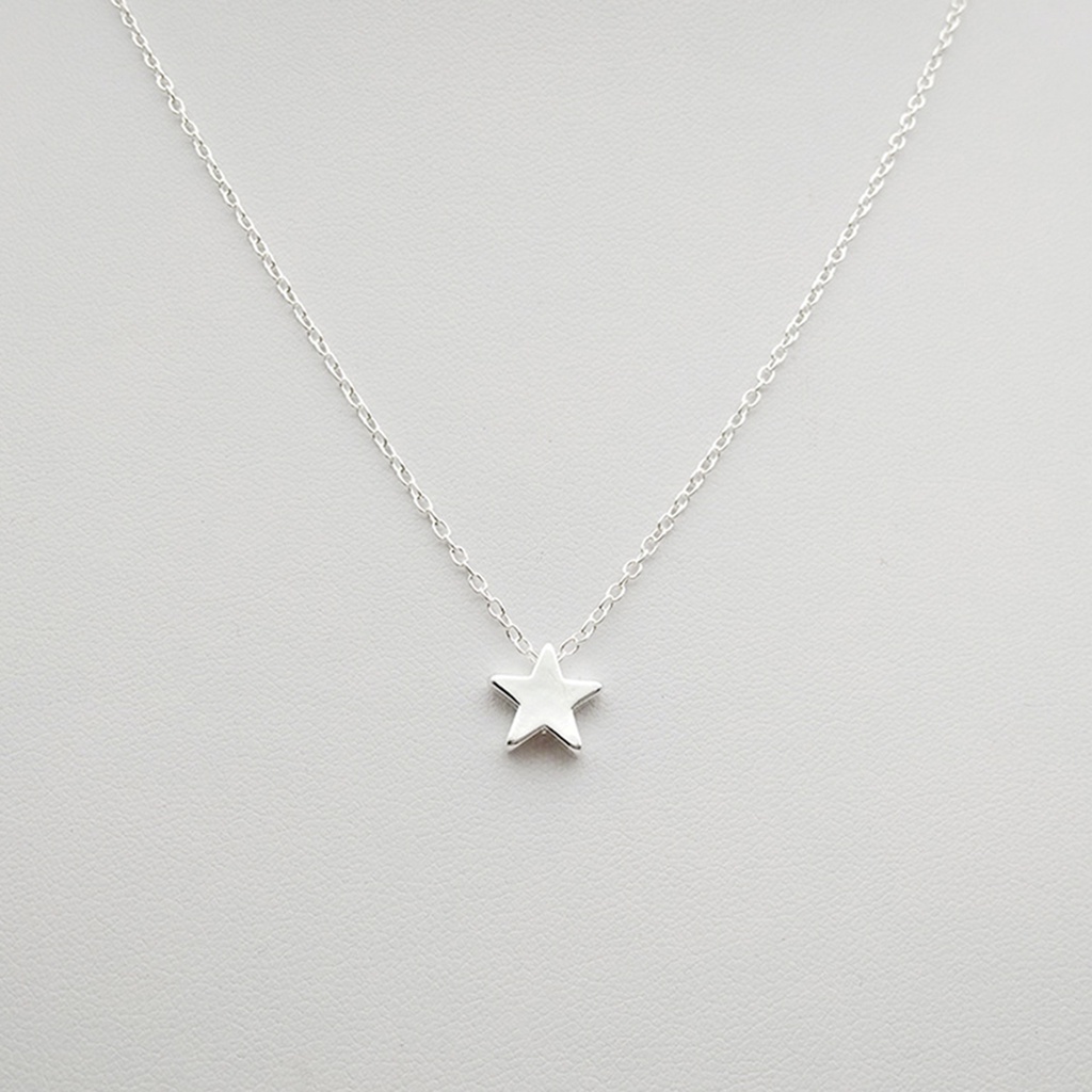 Dây Chuyền Choker Mặt Hình Ngôi Sao Nhỏ Đơn Giản Dành Cho Nữ
