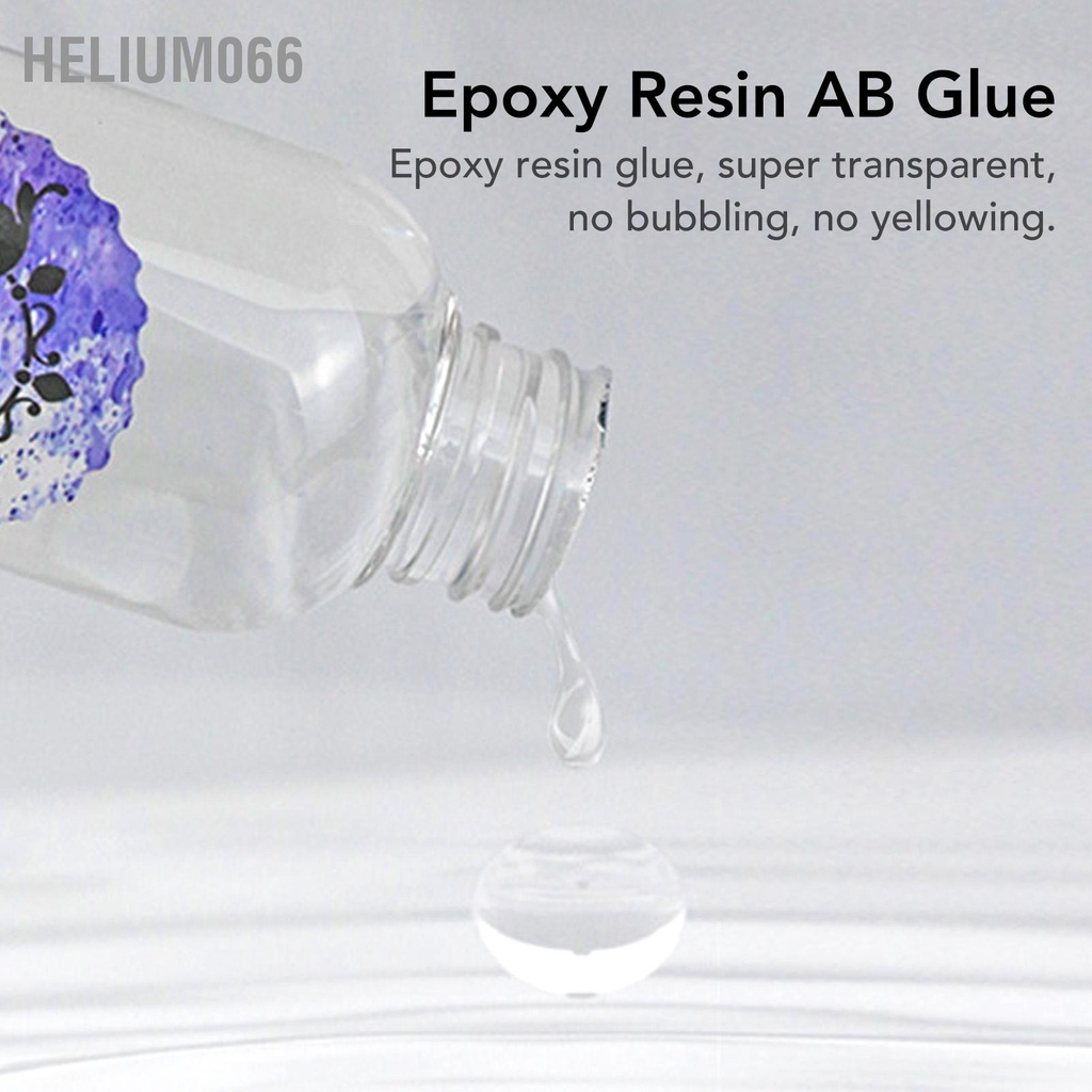 Nhựa Epoxy Resin AB Keo 1: 1 dán đa chức năng trong suốt cao cho lớp phủ đúc liên kết Helium066