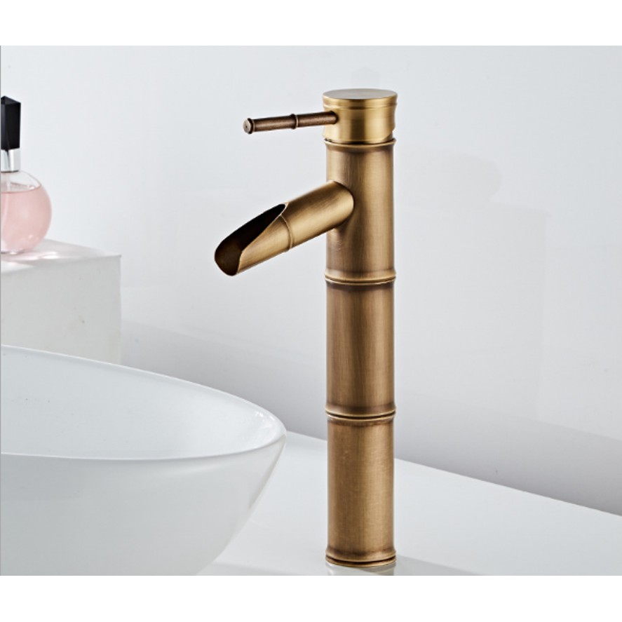 Vòi Lavabo cao giả cổ nóng lạnh cao cấp MS8 | BigBuy360 - bigbuy360.vn