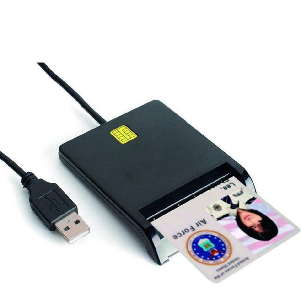 Đầu đọc thẻ thông minh USB IC Chip ATM tín dụng ghi nợ PCI tuân theo DNIE CAC ID SIM POS