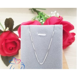 DÂY CHUYỀN BẠC Ý TRƠN LOẠI TO DÀI 45CM-Bạc ý 100%