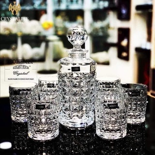 Set Bình Kèm 6 Cốc Bohemia Diamond