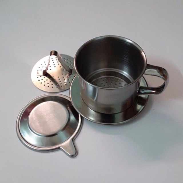 Phin pha cà phê bằng inox Coffee sáng bóng các size 6,7,8,9