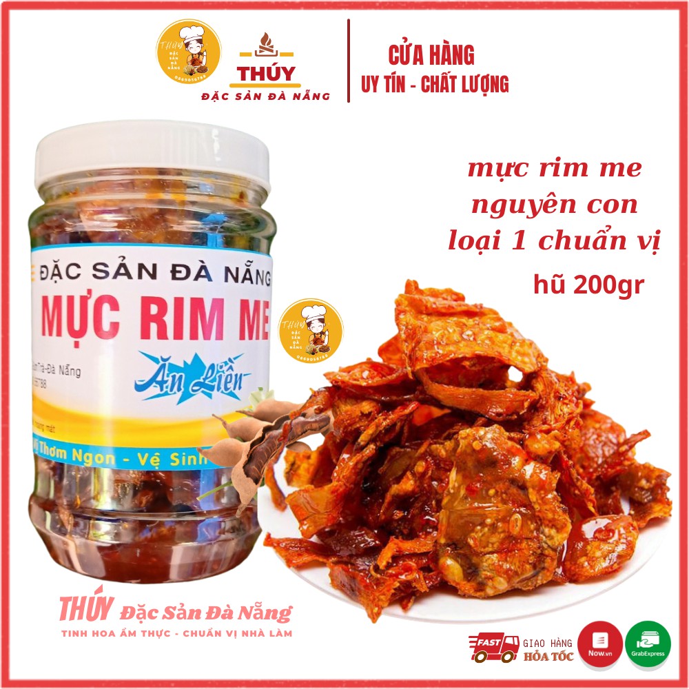 Mực rim me nguyên con chuẩn vị Thúy  Đặc Sản Đà Nẵng