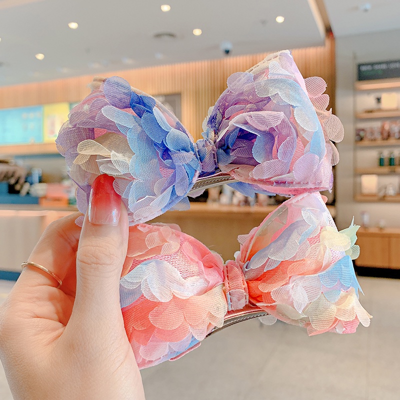 Kẹp Tóc Nơ Công Chúa Phong Cách Hàn Quốc 2022