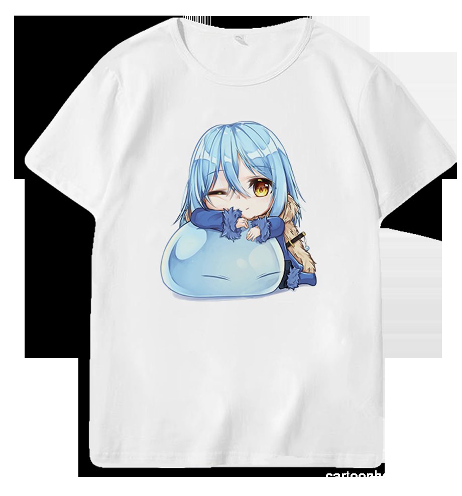 That Time I Got Reincarnated as a SlimeT shirt  Cartoon Tee Family Matching T-shirt Mommy/daddy and Kids Printed Graphic Short Sleeves T-Shirt Children Boys Girls Summer
