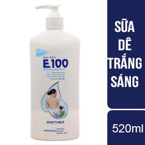 Sữa tắm E100 520ml sữa dê