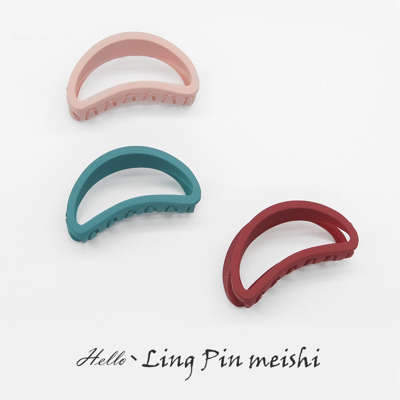Kẹp tóc cá mập, cặp tóc càng cua vòng cung rỗng hottrend Hàn Quốc KT36