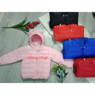 Áo phao tai gấu siêu nhẹ cho bé trai bé gái