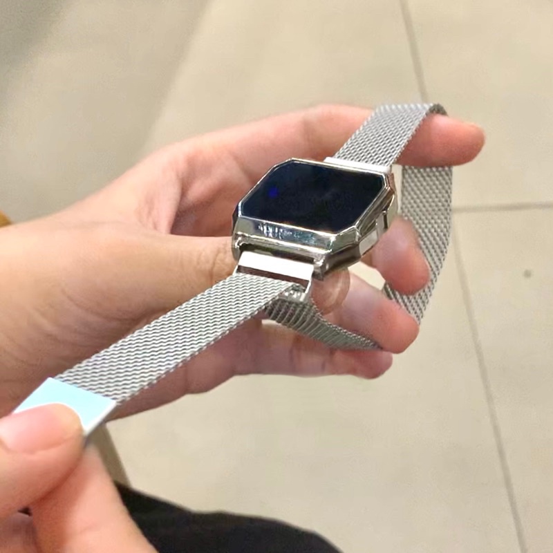 Đồng hồ nữ nam điện tử đeo tay dây kim loại thông minh MARSANO DH07