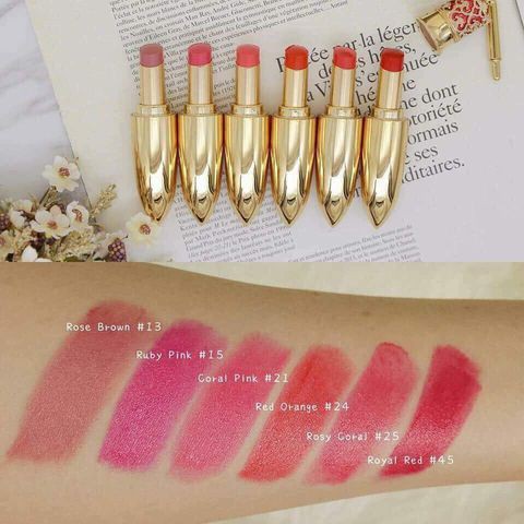 Set Son Cao Cấp Whoo Luxury Lip Rouge No.45 Royal Red