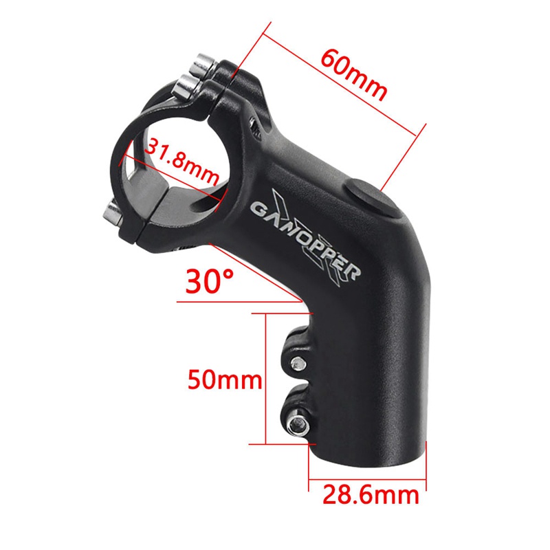 Pô Tăng 30 Độ XC AM MTB Kích Thước 31.8mm 60MM Dành Cho Xe Đạp Leo Núi