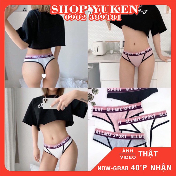 ♥️ Quần Lót Nữ ♥️ Quần Lót Lọt Khe Thể thao ALLMIX SPORT rất phong cách nhé