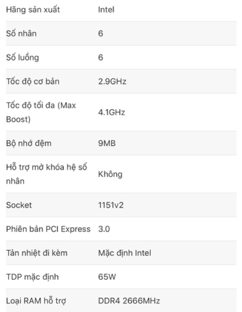 CPU Intel Core i5-9400F (2.9GHz turbo up to 4.1GHz, 6 nhân 6 luồng, 9MB Cache, 65W) - Box Chính Hãng | BigBuy360 - bigbuy360.vn