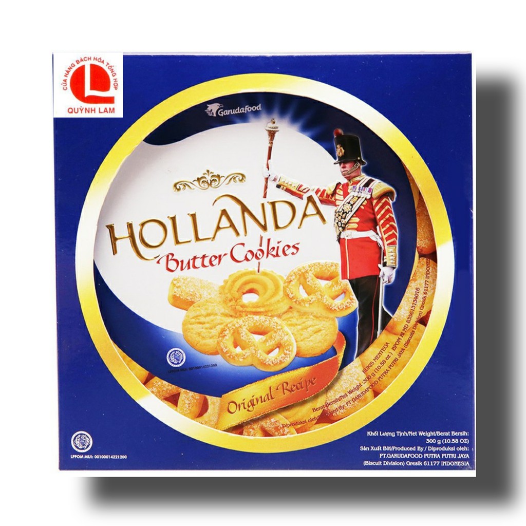 Bánh quy bơ Hollanda Garuda Food 300g