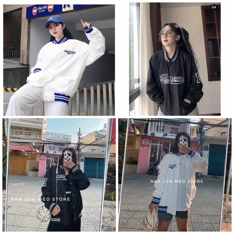 ÁO KHOÁC BOMBER BÓNG CHÀY [NHÀ CỦA MÉO STORE]