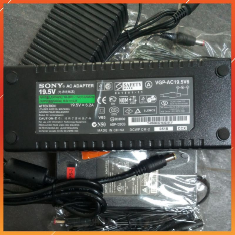 Nguồn  19.5V 6.2A  - 19.5V 4.7A  dùng cho TIVI SONY, LAPTOP hàng Dzin