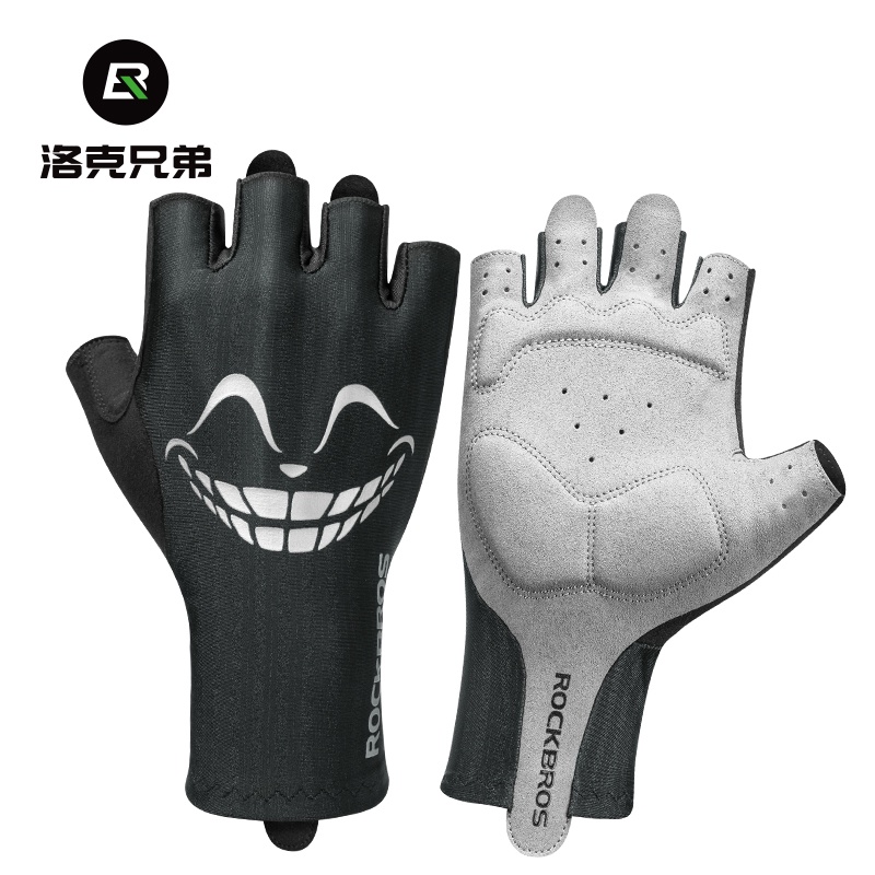 Găng Tay Hở Ngón Thể Thao ROCKBROS Chống Trượt Chuyên Dụng