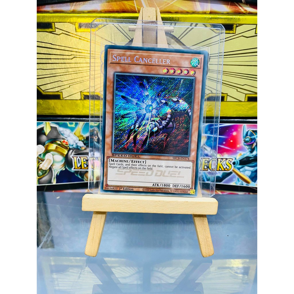 [ Dưa Hấu Yugioh ] Lá bài thẻ bài Spell Canceller - Secret Rare - Tặng bọc bài nhựa bảo quản