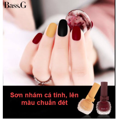 [FLASHSALE] Sơn móng tay lì, nhám Bass.G cao cấp cá tính