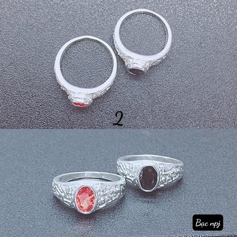 Nhẫn cho bé, các nhẫn Bạc Ta  cho bé trai ⚡️ CAO CẤP ⚡️ - Bạc Npj