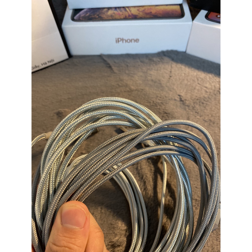 Dây Cáp Sạc IPDây Dù dài 2m và 3m Siêu Bền