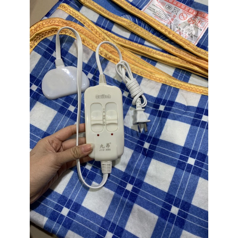 Đệm điện 1,5*1,7m hai mặt hai công tắc chính hãng nội địa