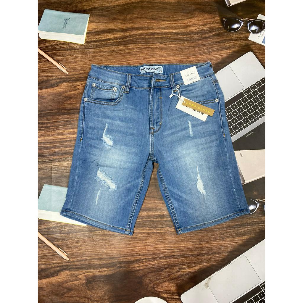 Quần Short Jeans RÁCH Hàng Quảng Châu chất cotton dáng ôm SYKINNI  cam kết chất lượng