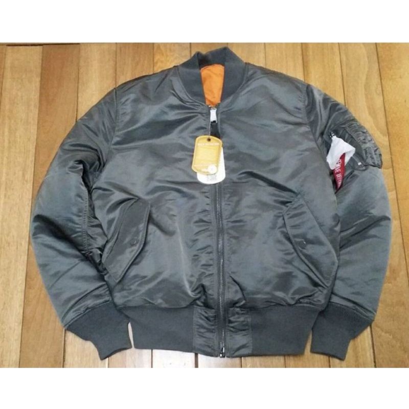 Áo khoác Phi Công Nam Pilot Alpha Industries Màu Xanh Lính USA dáng rộng