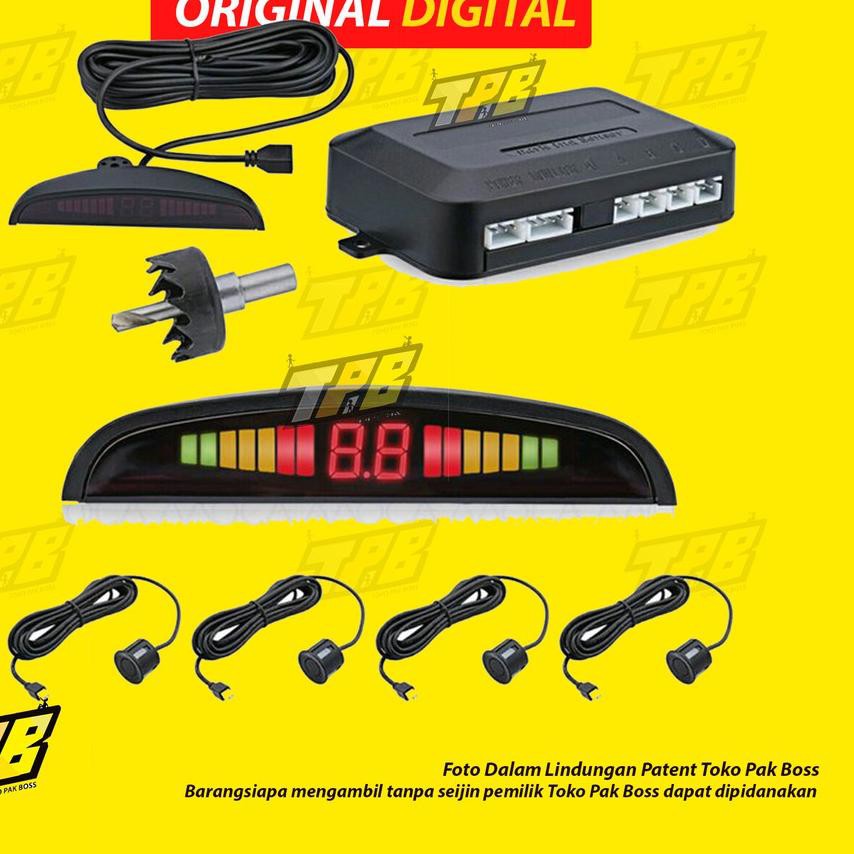 ➼ Bộ Cảm Biến Đỗ Xe 4 Điểm Chất Lượng Cao Màu Đen ➪ | BigBuy360 - bigbuy360.vn