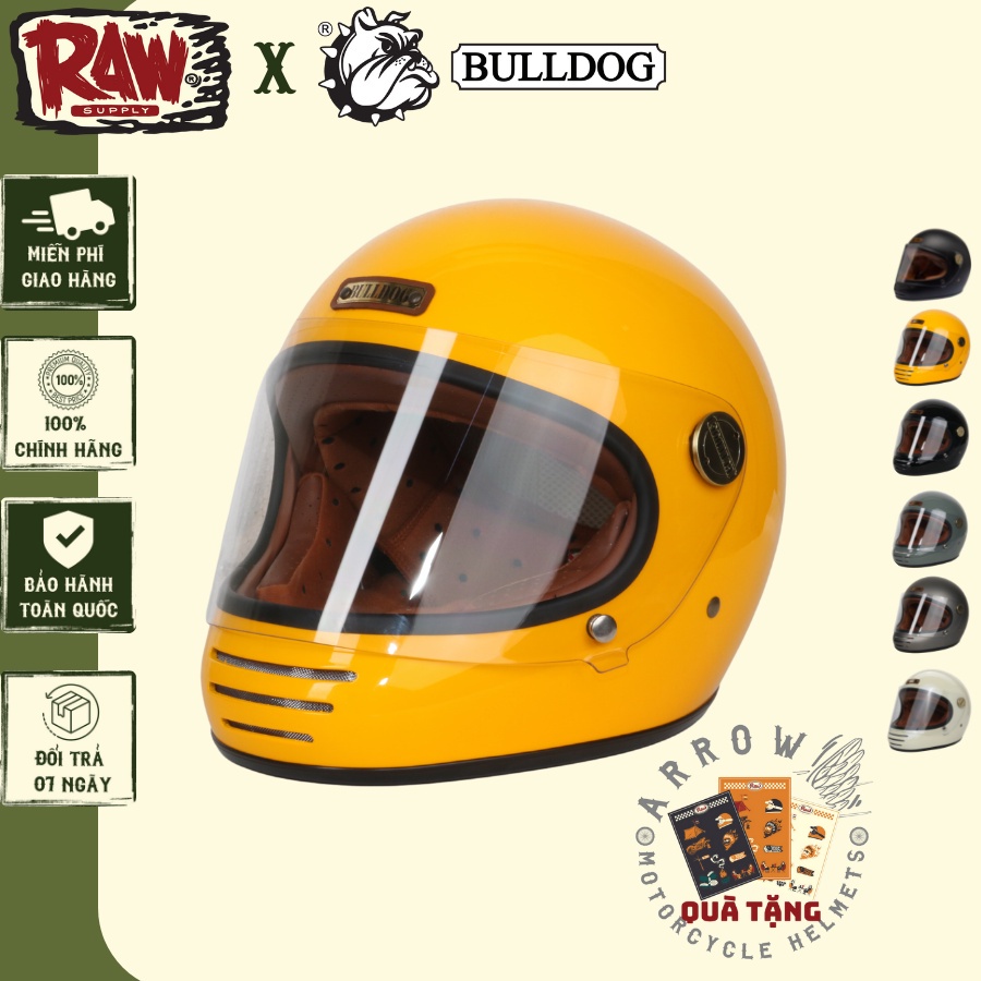 Mũ bảo hiểm Fullface Bulldog Torri dành cho người đi phượt bằng xe máy