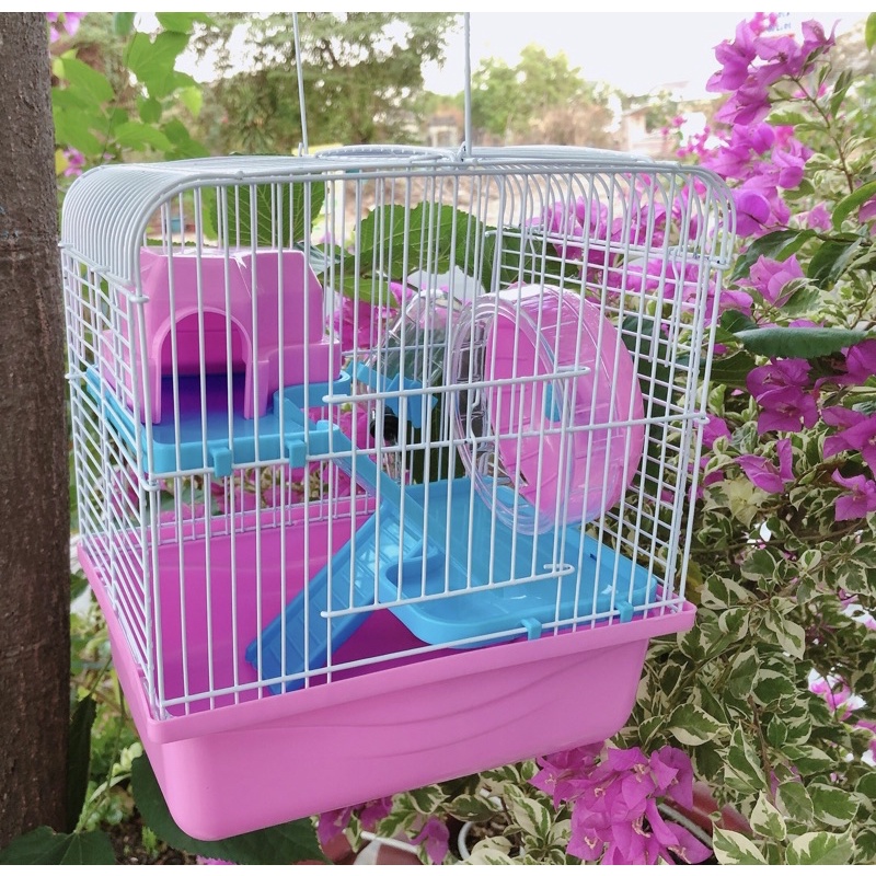 Lồng tầng hầm 2 tầng, lồng nuôi hamster