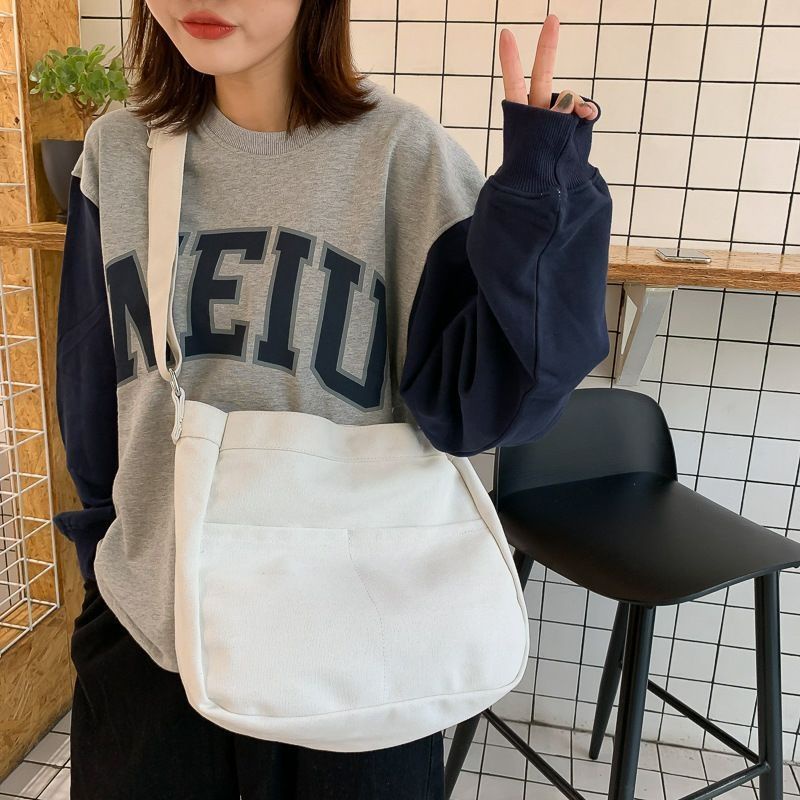 Túi đeo vai/đeo chéo, vải canvas - 2 HỘP