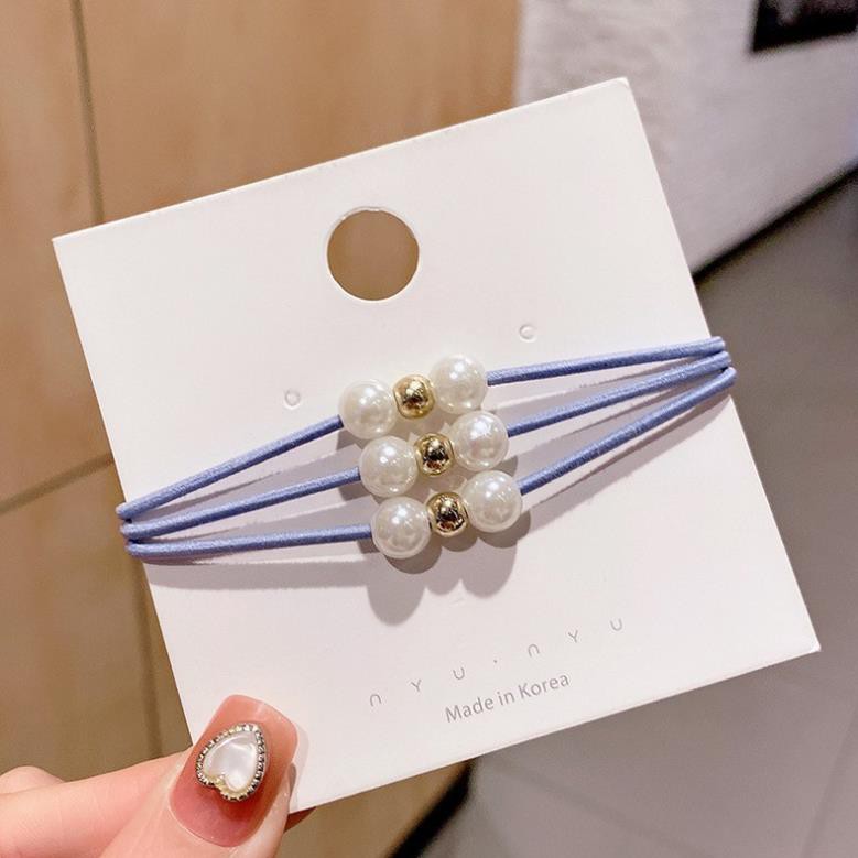 Dây Buộc Tóc SOLANO Chun Buộc Tóc 3 Dây Co Giãn Phong Cách Hàn Quốc Thời Trang Xinh Xắn Cho Nữ FAH-001248