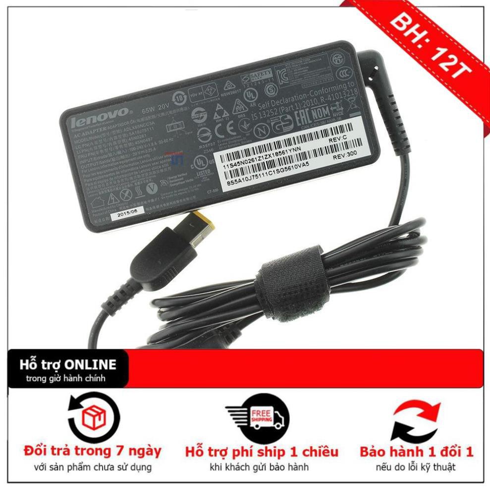 Sạc Lenovo ThinkPad  20V 3.25 A 65W L440 L540 S431  T431S T440 T440P T440S T540P X240 ThinkPad Edge  E430 E431 E530 E531