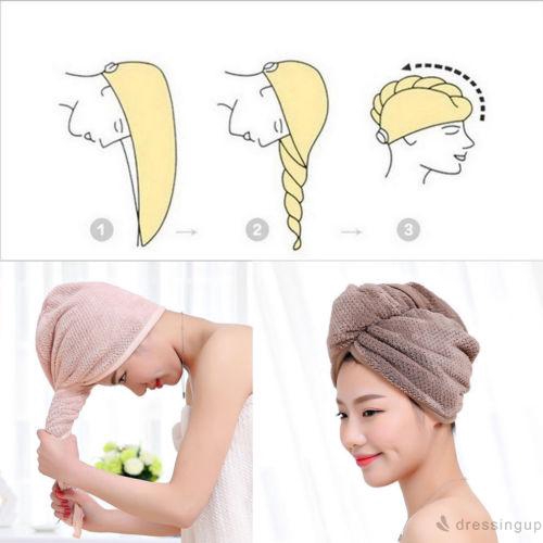 Khăn lau khô tóc nhanh khô thiết kế độc đáo tiện dụng