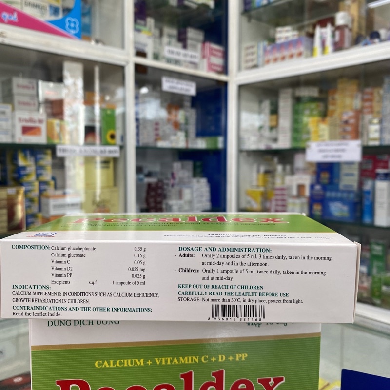 ✅  Pecaldex Bổ sung calci trong trường hợp thiếu calci, trẻ em chậm lớn.