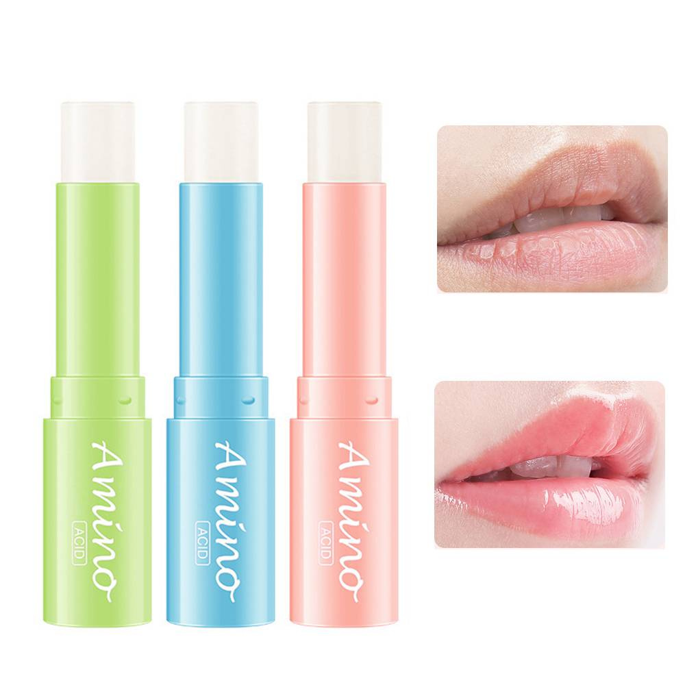 [Hàng mới về] Son dưỡng môi Amino chiết xuất việt quất/quả đào giữ ẩm nuôi dưỡng môi