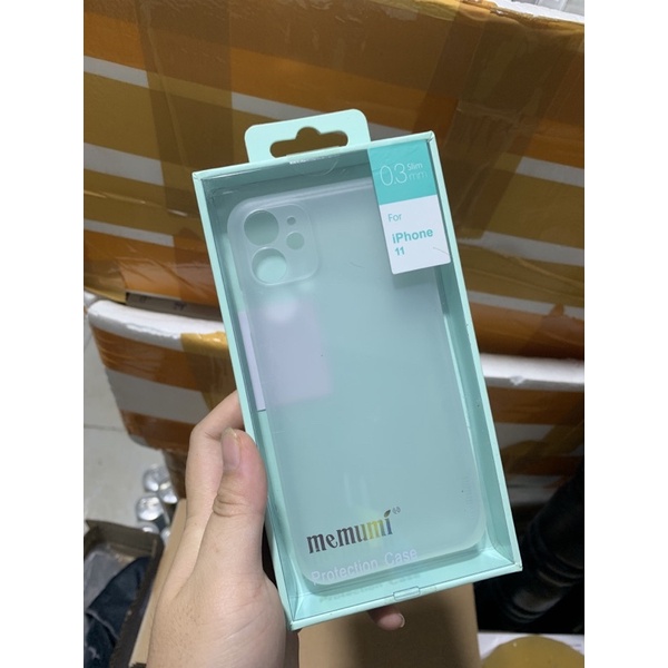 Ốp lưng siêu mỏng memumi cho iphone 11