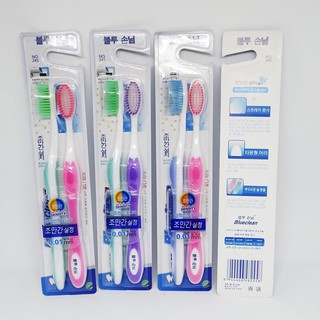 Bàn chải đánh răng lông mềm Hàn Quốc xịn mịn- 01 cái Bleu clean