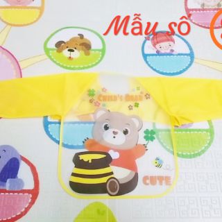 Áo yếm ăn dặm cho bé
