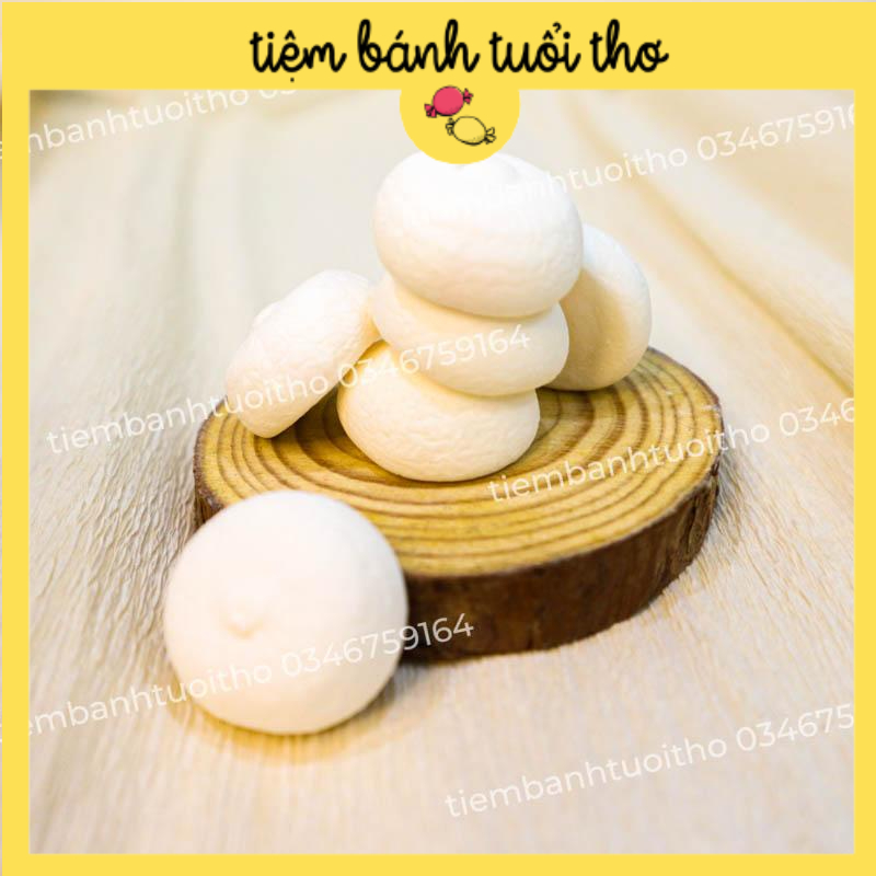 Kẹo Dẻo Mashmallow Bánh Bao Bông Xốp Nhân Trái Cây