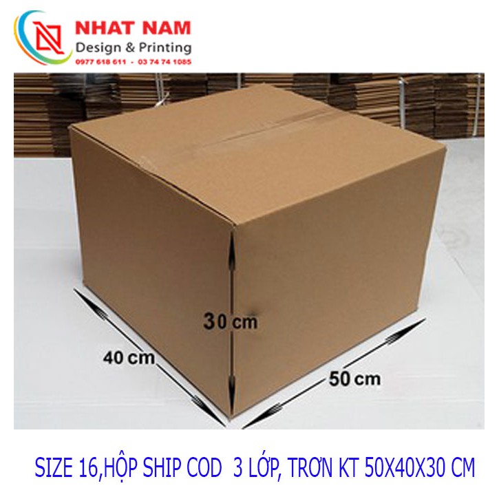 Hộp Ship Cod Size 16 KT 50x40x30cm