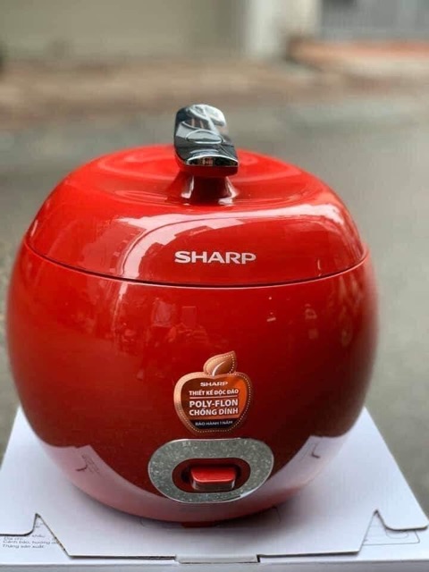 [Sẵn Hàng] NỒI CƠM ĐIỆN QUẢ TÁO SHARP KS-A08 | BigBuy360 - bigbuy360.vn