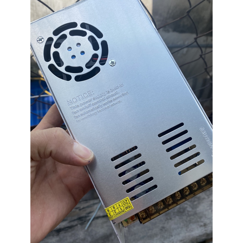 Bộ cấp nguồn 36V 10A có quạt gió