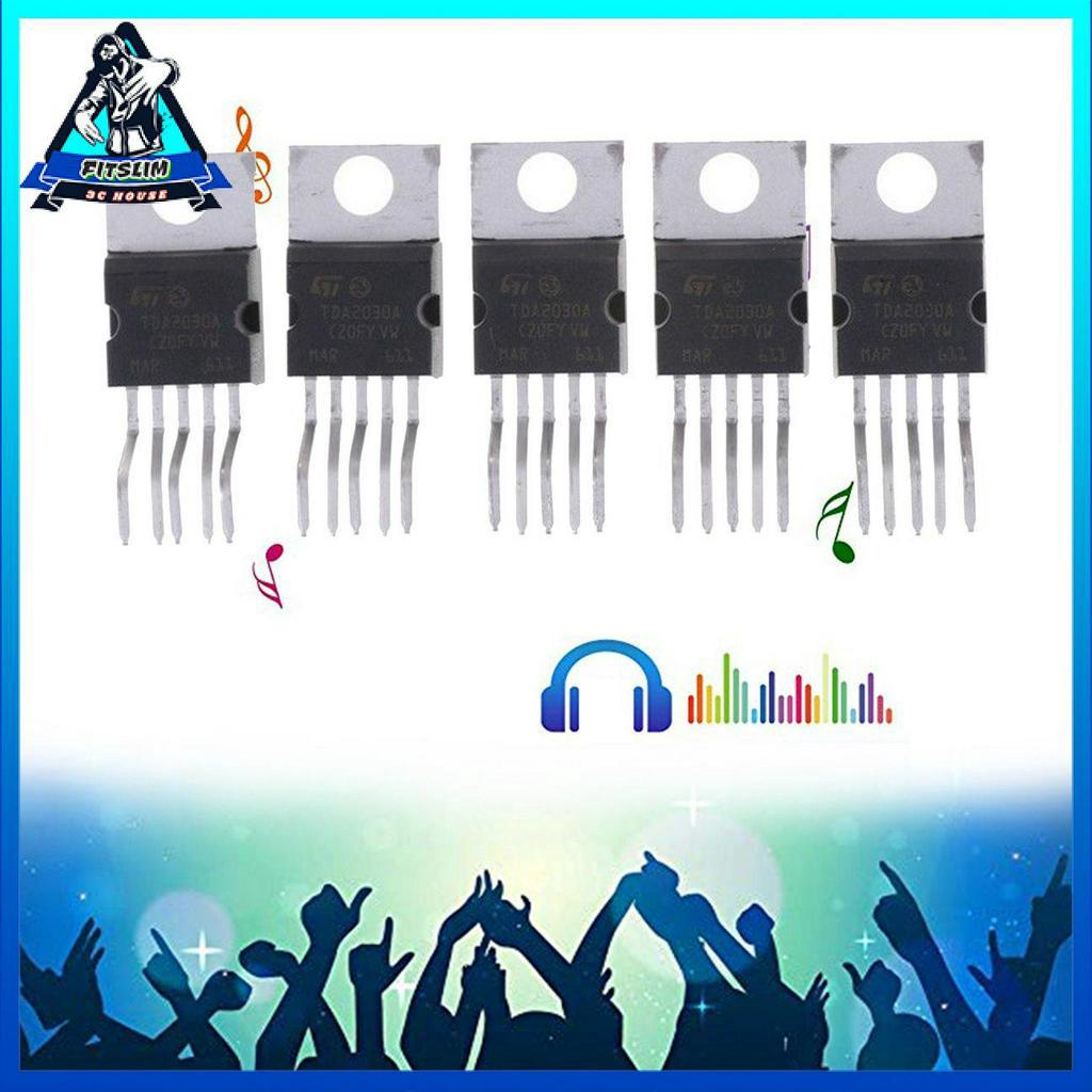 POWER Bộ 5 Ic Chất Lượng Cao Tda2030A Tda2030 To-220 18w Hi-Fi 35w