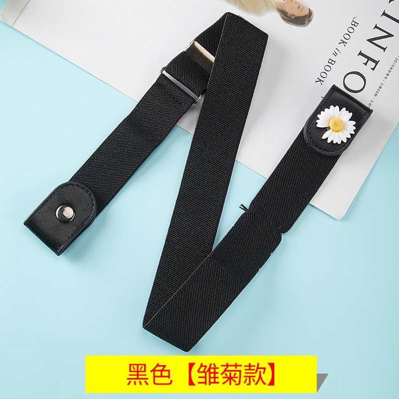 Thắt Lưng unisex Co Giãn Không Khóa Phù Hợp Cho Mọi Loại Quần Jean