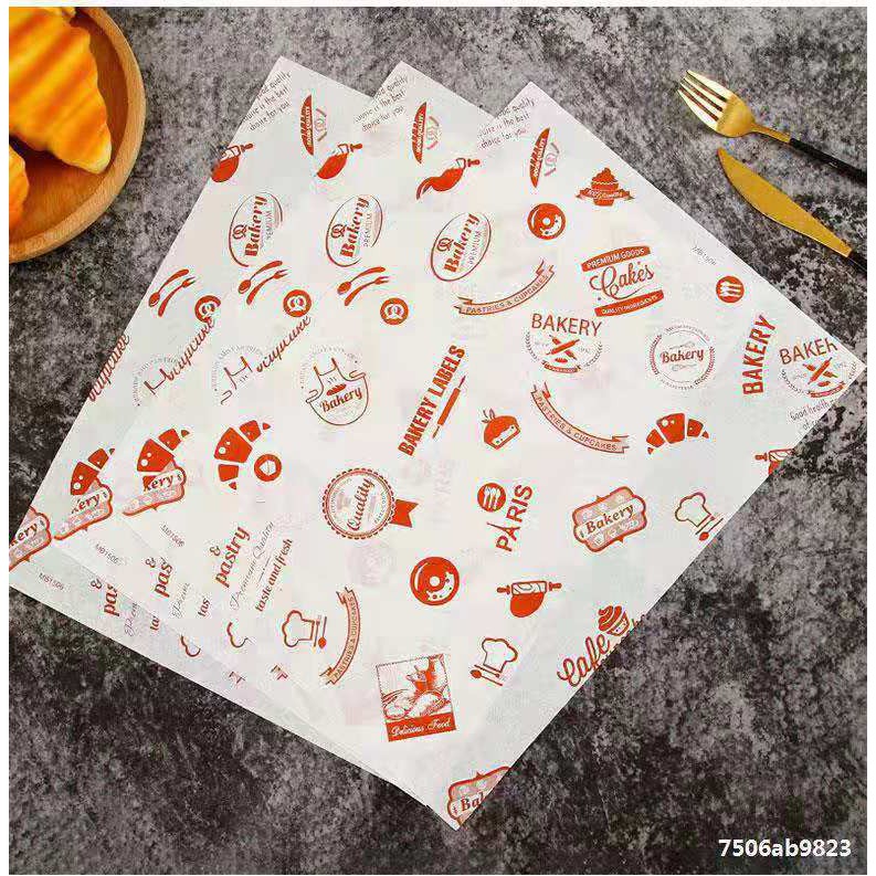 Set 50 Giấy Lót Nướng Bánh Sandwich Chống Dầu Tiện Dụng
