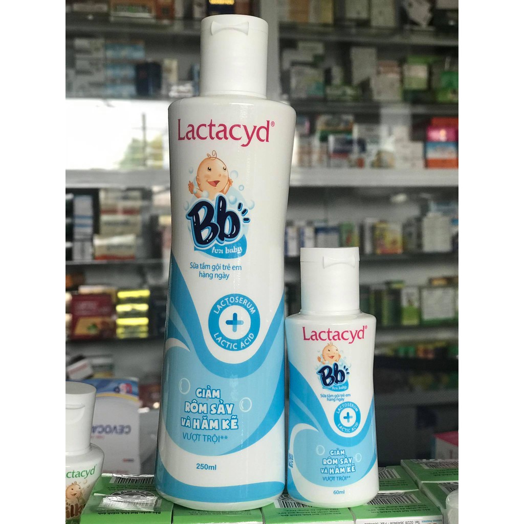 Sữa tắm bé Lactacyd BB 60ml